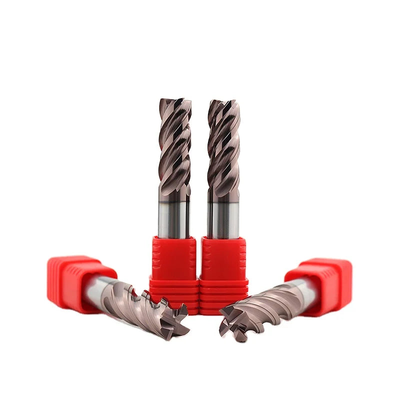 BFL Solid Carbide 4 Flute Variable Helix End Mill - Unequal Pitch Anti-Vibration CNC Milling Cutter for Stainless Steel & Alloy