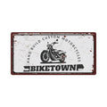 Dark Rider Motorcycle Metal Sign Retro Wall Decor Auto Garage Bar Man Cave Vintage Metal Wall Art Poster pin up Tin Signs