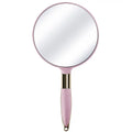 Wholesale Custom Handheld Makeup Mirror with Handle Private Label Handheld Tool with Logo