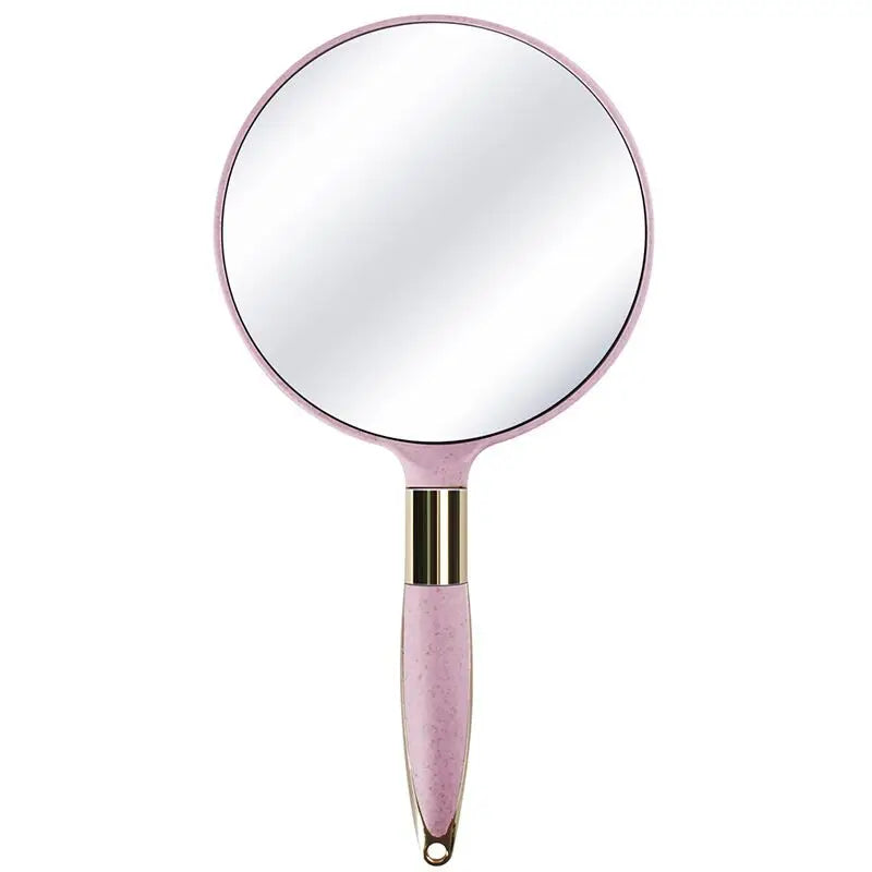 Wholesale Custom Handheld Makeup Mirror with Handle Private Label Handheld Tool with Logo