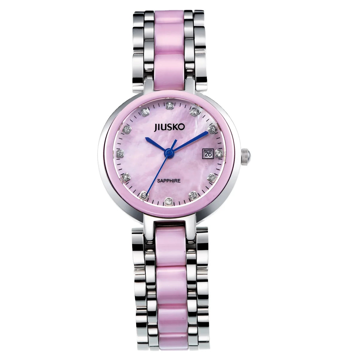 Special Offer Stainless Steel Japanese Quartz Watches for Women Scratch Resistant Sapphire Crystal Glass Mother of Pearl