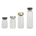 Small 2ml 3ml 4ml 5ml 6ml 7ml 8ml 10ml 15ml 20ml 30ml clear Glass Vials Bottle with Cap for Cosmetics and Pharmacy Medicine