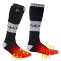 For Custom Logo 3-Level Heating USB Ski Heated Socks for Men Women Coolmax Breathable Casual Socks 7.4V 2200mAh 45-65C