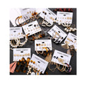 ShowfayTassel Acrylic Earrings for Women Bohemian Earrings Set Big Geometric Drop Earring 2020 Female DIY Fashion Jewelry
