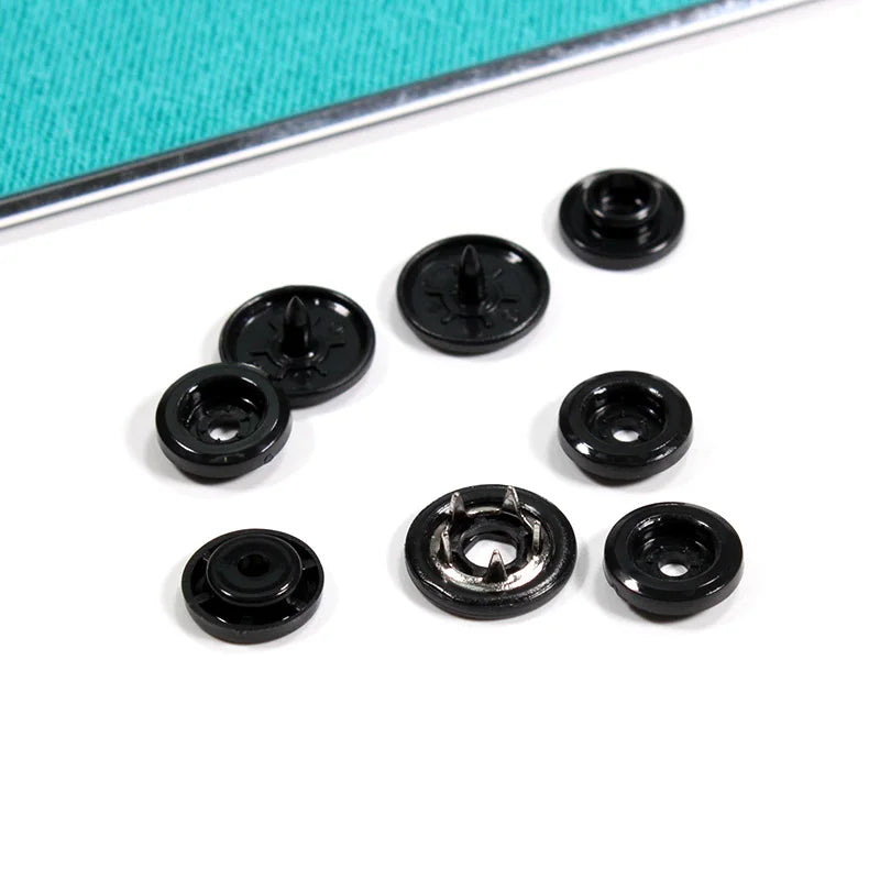 ABPF Round Start Shape T3 T5 T8 Plastic Snap Button Pressure Fastener Buttons for Baby Clothes Garment Clips Decorative Button
