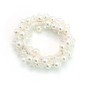 Rhinestones Hair Scrunchies Fashion Pearl Crystal Hair Tie Fashion Crystal Hair Scrunchie for Women Young Girl Accessories