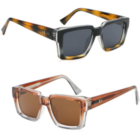 9825 Classical Wholesale Shades Uv400 Women Thick Frame Eyewear Square Designer Sunglasses Famous Brands for Men