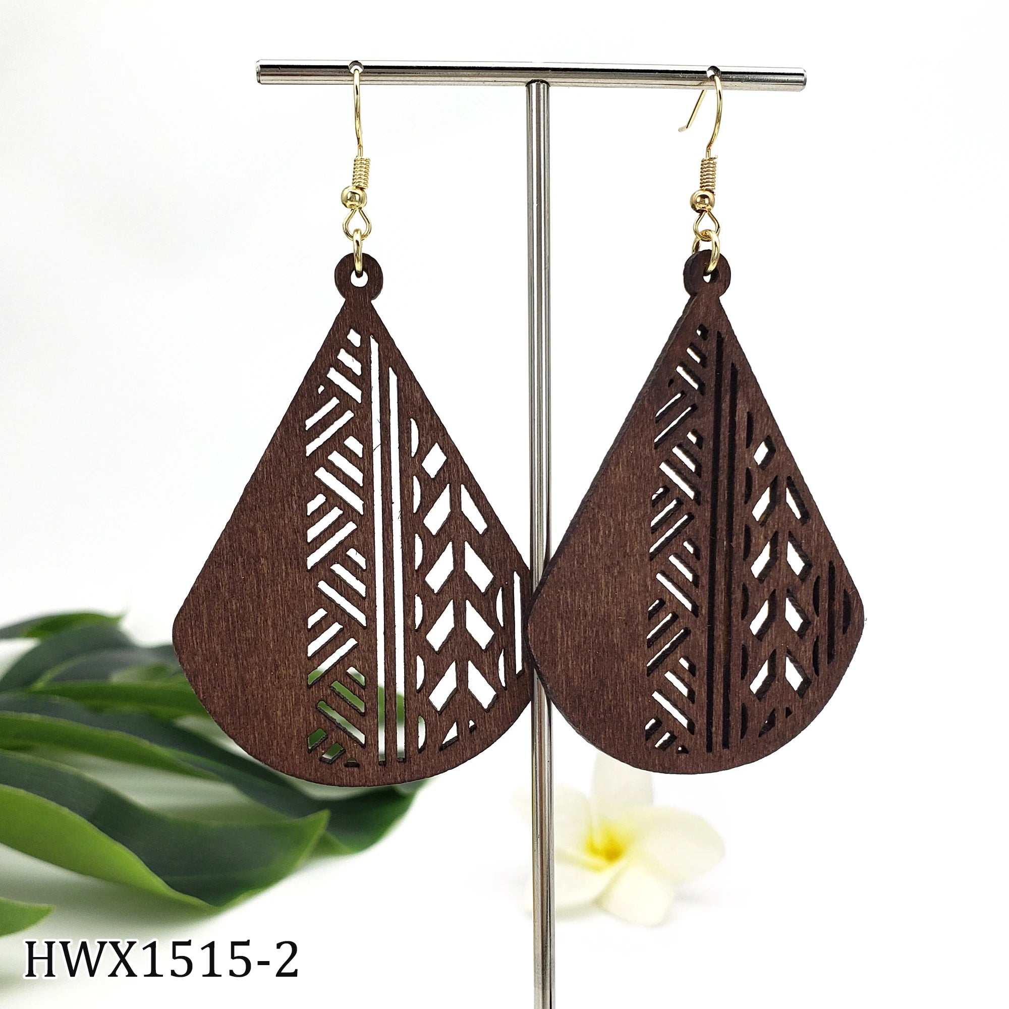 Hawaiian Earrings Huge Unfinished Wood Earrings Party Earrings Women