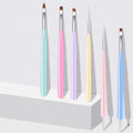 Nails Tool Liner Detailed Gel Professional 6pcs Nail Art Brushes Set