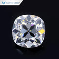 Tianyu Gems Hand Made Mine Cut Cushion 8*8mm Near Colorless Synthetic Moissanite for Moissanite Gold Jewelry