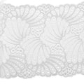 Zeal Fashion Polyester Fringe Vertical Tassels Double Scalloped  Floral Embroidery Lace Trim