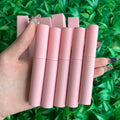 Custom Logo Long Lasting Thick Eyelash Big Brush pink Tube Mascara Private Label
