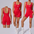 Breathable Bodysuit Yoga Workout Romper Women One Piece Yoga Jumpsuit