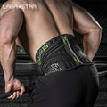 LS0877 Energy I Compression Trimmer Belt Fitness Training Back Protector with 7 Pcs Soft Supporting Bone