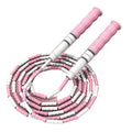 Quality Kindergarten Beginner PVC Beaded Adjustable Durable Length Skipping Rope Home Use Fitness Weighted Sports Jump Rope