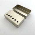 Wholesale 49.2mm 50mm 52mm Unplate Raw Nickel Silver Humbucker LP Guitar Pickup Covers for Vintage PAF Pickups