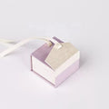 Custom Logo Cardboard Box Foldable Gift Box With Ribbons Folding Cardboard Box for Jewelry