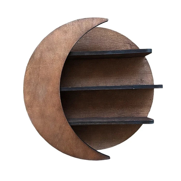 31x31x8.8cm Wooden Rustic Decorative Hanging Floating Shelves Mount Decoration Furniture Wood Wall Shelf