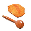 2026 Hot wholesale Spiky Mookaite jasper gua sha board spiky guastone tool for anti aging