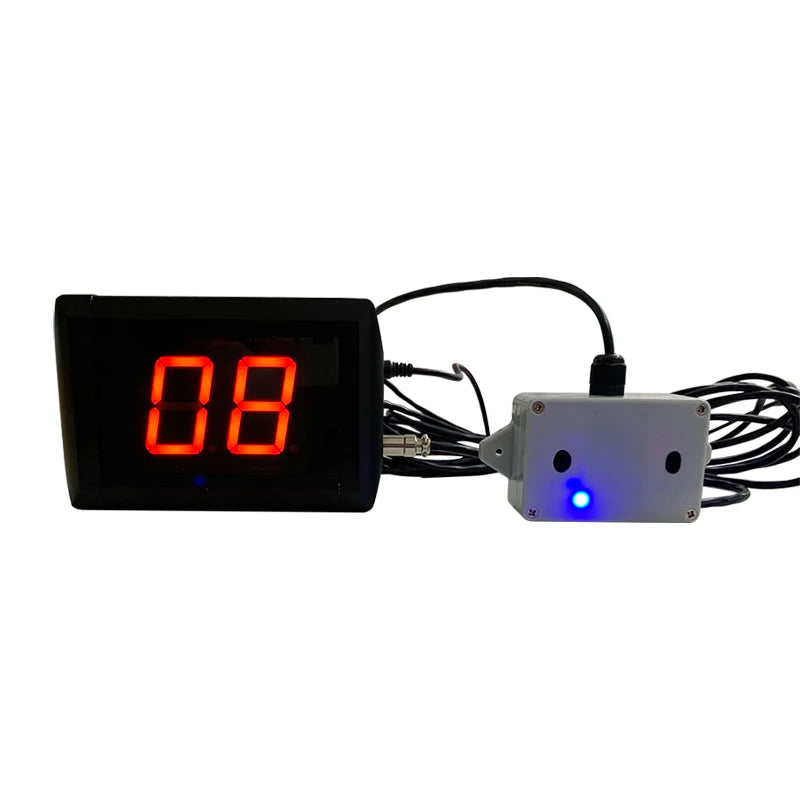 Ganxin Newest People Counting Visitors Counter Visitor Counting Sensor Counter Infrared Counting System with Infrared Beams