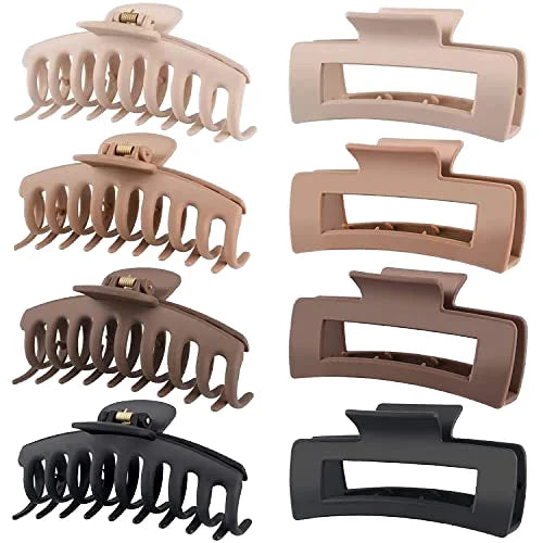Rapid Sample Wholesale Women's Fashion Shower Banana Hair Accessory  Acrylic Hair Clip in Big Size Elegant Claw Design