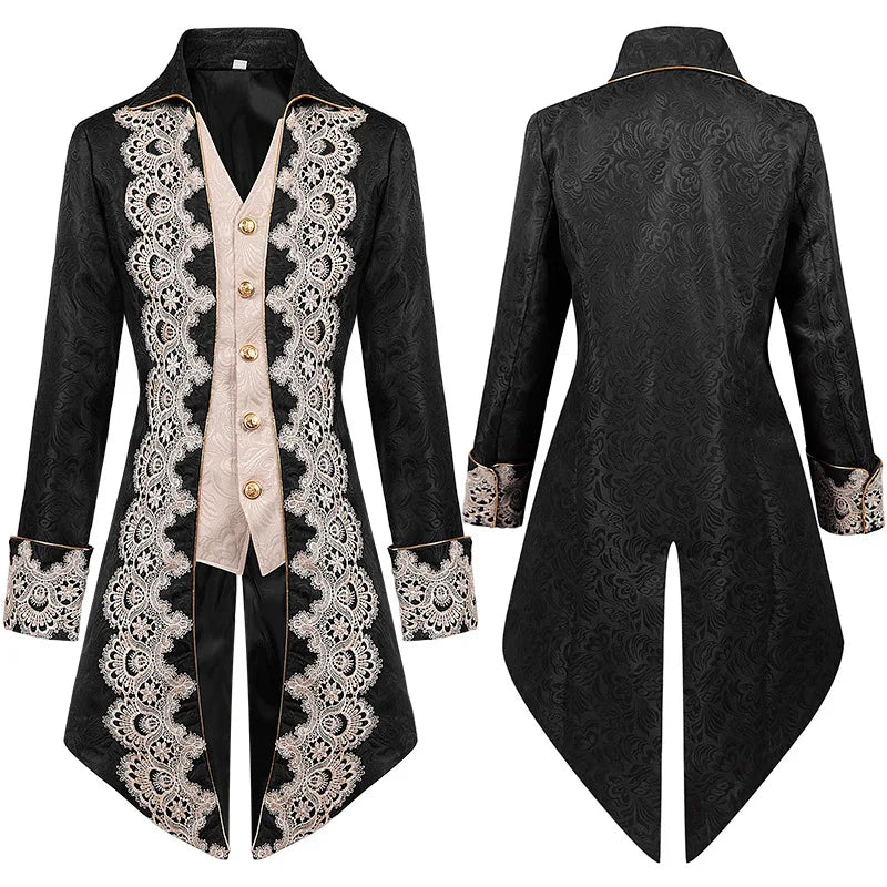 Many-style Steampunk Mid Gothic Victorian Frock Coat Uniform