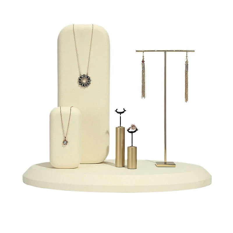 Fashion Jewelry Organizer Sets Display Props Ring Necklace Earrings Display Rack for Jewelry Store
