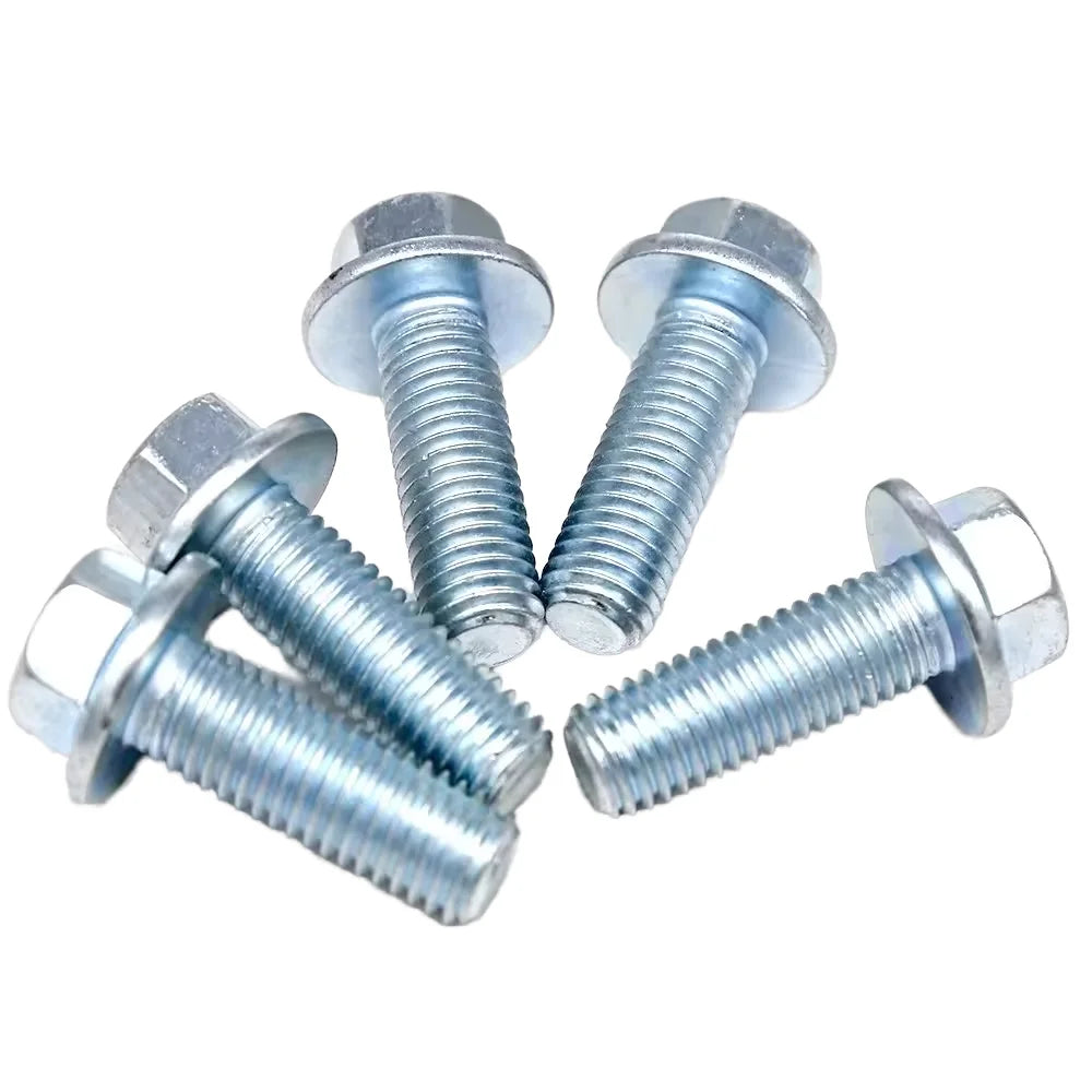 Flanged Hex Head Bolt 1/4" X 20 Self Threading Point Screws