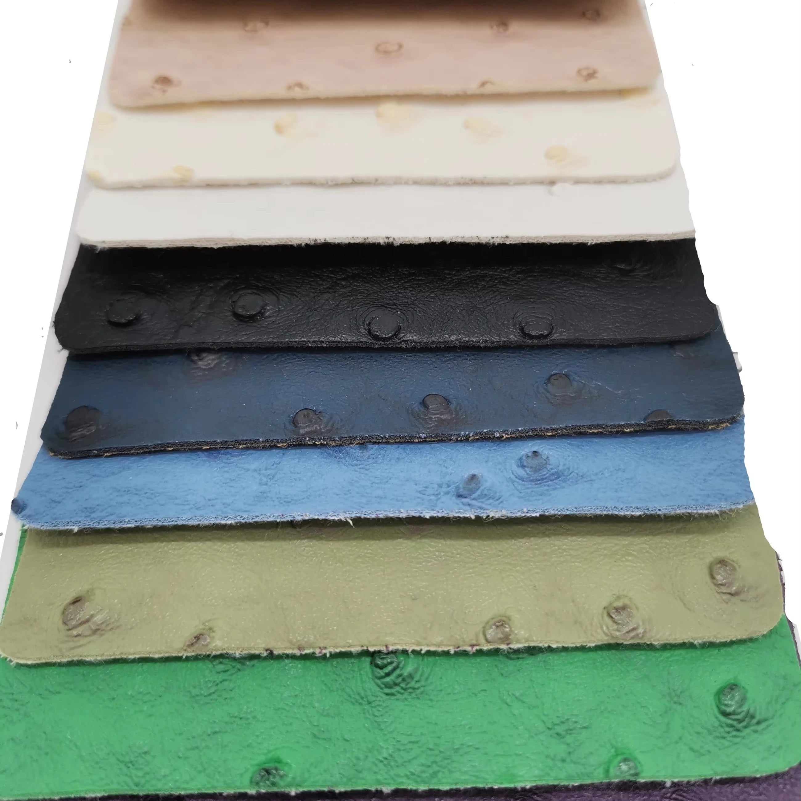 Ostrich Skin Is Used in Clothing Material Animal Skin Artificial Leather Leather Material