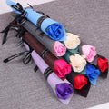Christmas Conai Soap Bouquet Bright Single Rose Company Activity Shopping Mall Opens Promotional Street Sweeping Ceremony