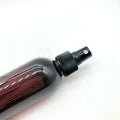 FREE SAMPLES Body Black Ribbed Closure Fine Mists Prayer Fragrance Plastic Pump Spray for 250ml Amber Bottle