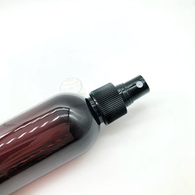 FREE SAMPLES Body Black Ribbed Closure Fine Mists Prayer Fragrance Plastic Pump Spray for 250ml Amber Bottle