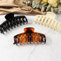 Girl's Hair Accessories Checker Paste Claw Clip in Acetate Cellulose Material