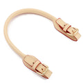Genuine Leather Tote Bag Handle Strap - Durable Replaceable Handbag Handle Accessory with Metal Buckle for Women s Bags