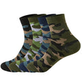 Jingwen OEM Anti-odor and Sweat-absorbent Camouflage Sports Men Socks
