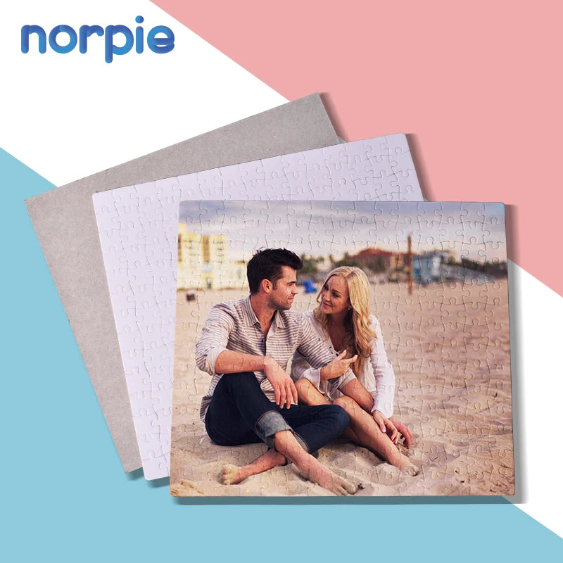 Wedding Decoration 210 Pcs Sublimation Puzzle Sublimation Blanks Custom Jigsaw Game Children's Toy Custom Puzzle for Kids