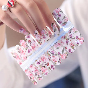 Non-toxic Popular Special Pattern Nail Stickers Wholesale Nail Polish Custom Nail Wraps 3d Nail Art