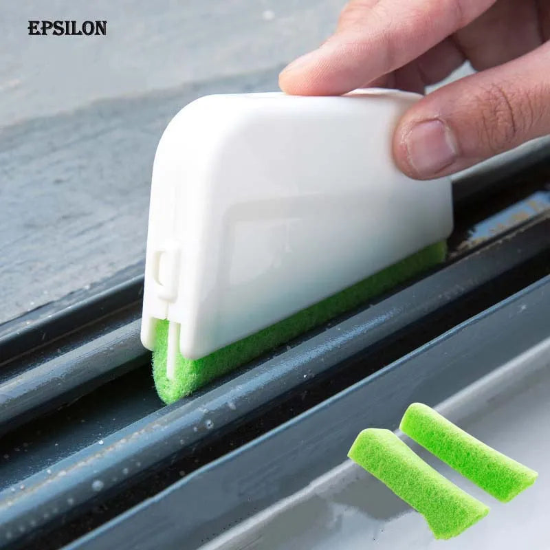 Epsilon Window Groove Cleaning Brush Groove Cleaning Crevice Brush Kitchen Sill Groove Sweep Brush Cleaning Tool