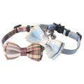 Lovely Luxury Designer Cat Collar with Bell Fashion Pet Supplies Padded and Dot Pattern Decorated with Lace