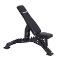 Commercial-Grade Adjustable Flat and Incline Exercise Weight Bench Press Foldable Dumbbells for Training