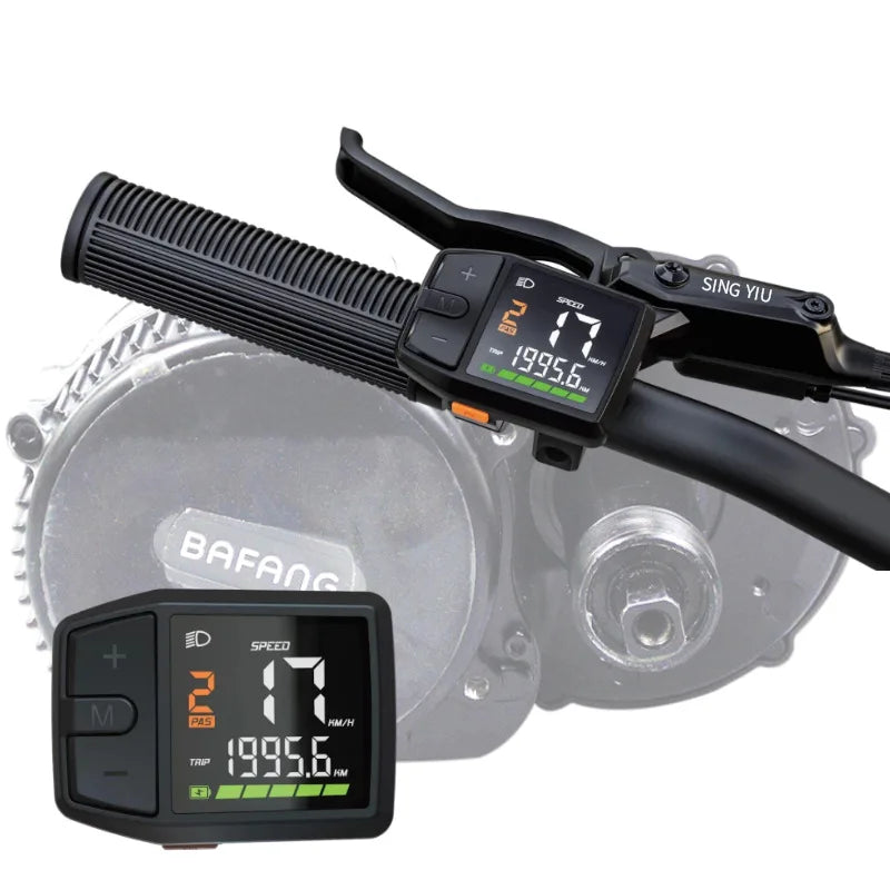 Electric Bicycle Intelligent DZ41 Display Ebike Screen Waterproof E Bike Compatible for BAFANG M500 M600  BBS0102  BBSHD