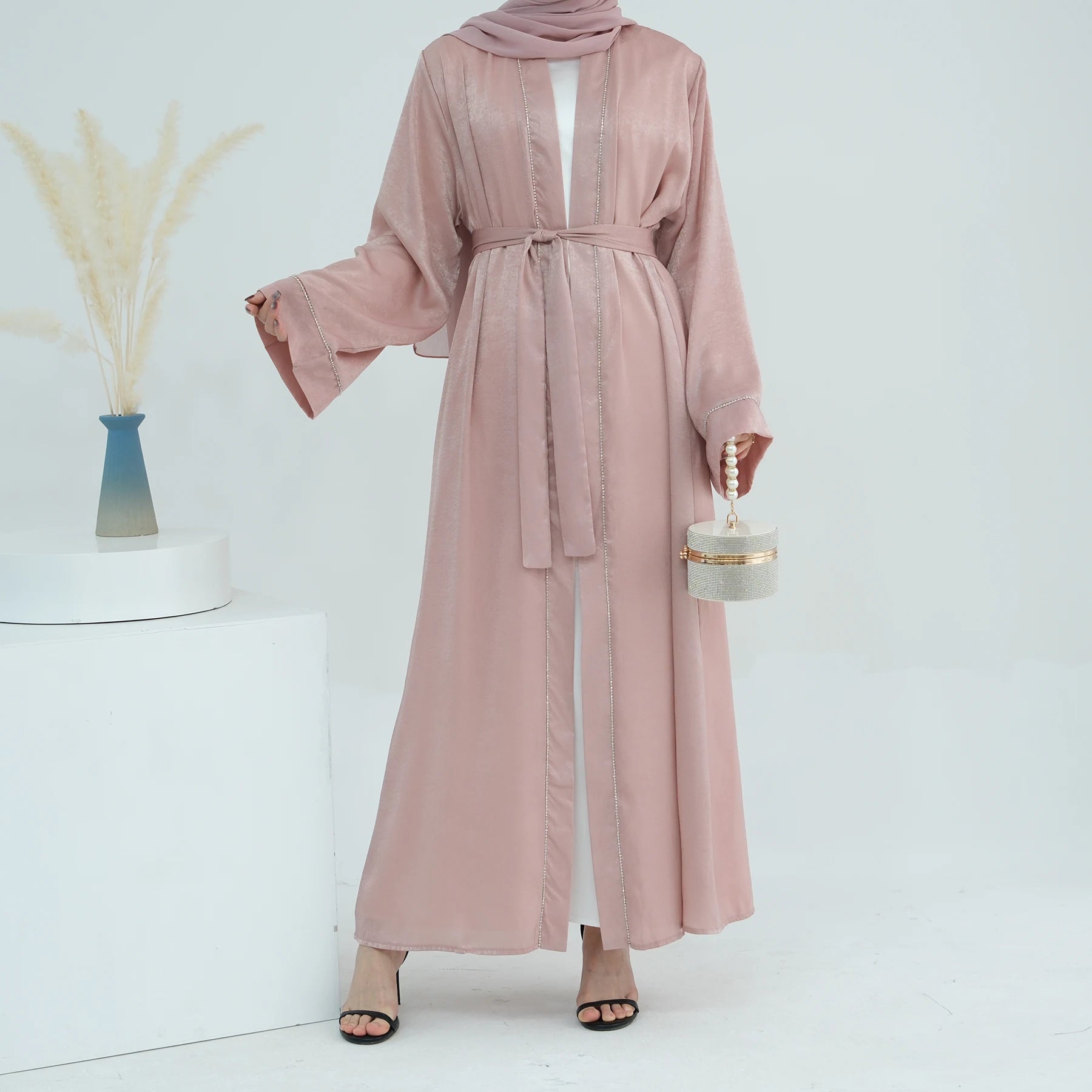 Abaya 2026 EID Loriya Manufacturer Luxury Abaya Women's Dresses Islamic Clothing Cardigan With Diamond Abaya Women Muslim Dress