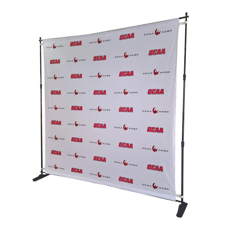 ADMAX Tool Free Installition 8FT Large Format Hardware Floor Banner Stand for Advertising and Events GRAPHIC KIT