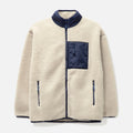 Winter Men's 100% Polyester Sherpa Fleece Jacket Stand Collar Full Zip Jackets With Chest Pockets