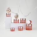 Cosmetic Jars Packaging 5g-100g Flat Glass Serum Candle Mason Jars with Screw Cap 30ml 50ml 100ml Storage Bottles Wax Volumes