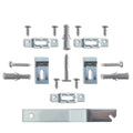 TS-K258 810 Iron Zinc Plated Security Hanger Kits-Anti-theft Hook for Museum Frame Silver Accessories