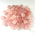 Natural Rose Quartz Cubes High Quality Rose Quartz square for Decoration