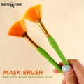 Beauty Planet Custom Face Masking Fan Brush for Facial Cleaner Pinceau Masque Cosmeticos De Belleza Fiber Acid Peel Mask Brush