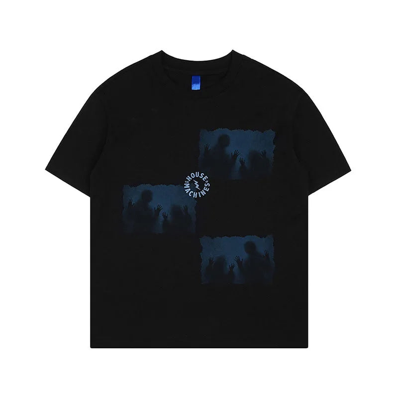 Wholesale Men t Shirt Custom Printed Vintage Oversized Cotton Graphic Tshirt Tee