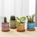 Boho Style Indoor Ceramic Pots for Plants Garden Decor Flower Pots Planters Succulent